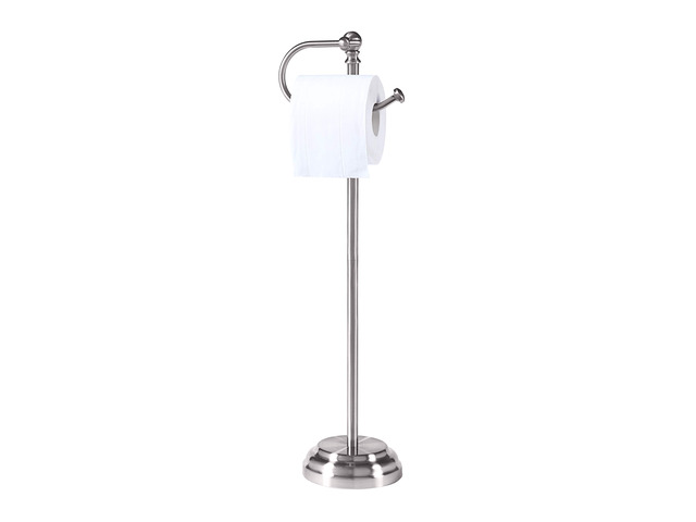 Classic Bathroom Free Standing Toilet Tissue Paper Roll Holder Stand