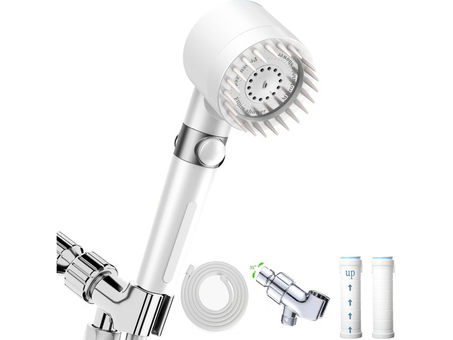High Pressure Handheld Shower Head High Pressure Shower Heads- High Flow Even with Low Water Pressure - Hand Held Showerhead Set with 59Replacement...