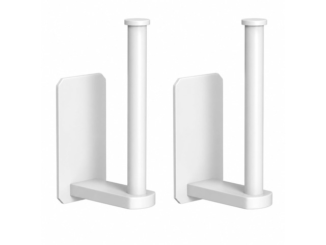 Toilet Paper Holder Self Adhesive Kitchen Washroom Adhesive Toilet Roll Holder No Drilling for Bathroom Stick on Wall Stainless Steel Brushed...