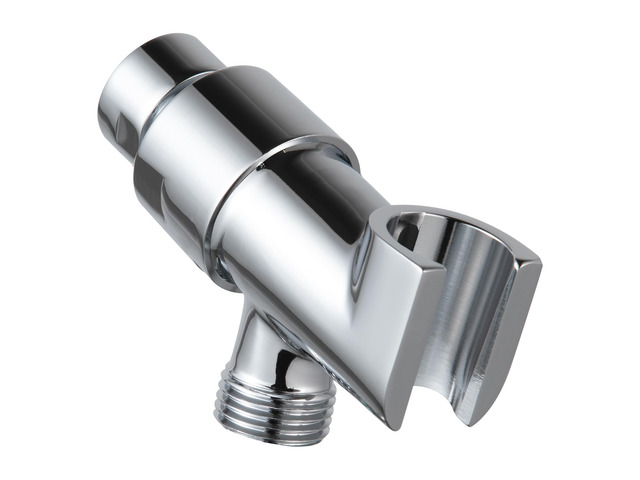 Shower Head Holder All Metal for Handheld Shower Head, Adjustable Shower Arm Mount with Solid Brass Pivot Ball, 1/2 in IPS Female Inlet and Male...
