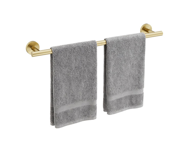 Brushed Gold Towel Bar, 24 Inch Bathroom Towel Rack