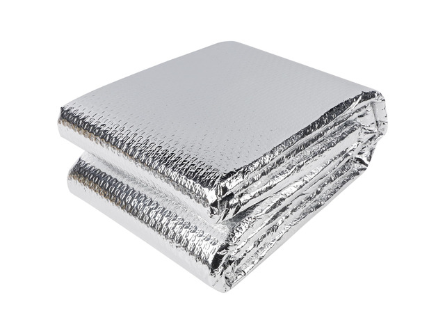 Window Insulation Roll, 59IN x 8FT Reflective Heat Shield Bubble Film, Double-Sided Aluminum Foil Insulation, Weatherproof Garage Door Cover for...