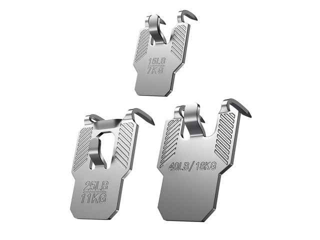 25PC 15 25 40 lb Drywall Picture Hangers Claw Heavy Duty Damage Free Wall Picture Hanging Hooks Art Mirror Photo Painting Frame Sawtooth Wire D...