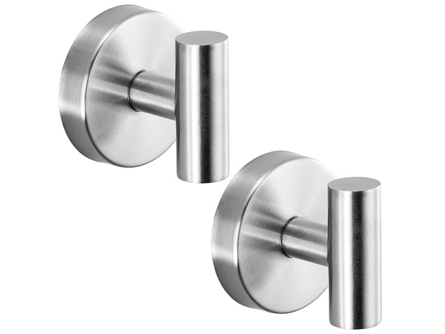 Suction Cup Hooks for Shower - Bathroom Reusable Hooks for Towels, Robes & Loofah - No-Drill Mounting on Kitchen,Walls,Metal,Glass,Mirrors,Tile &...