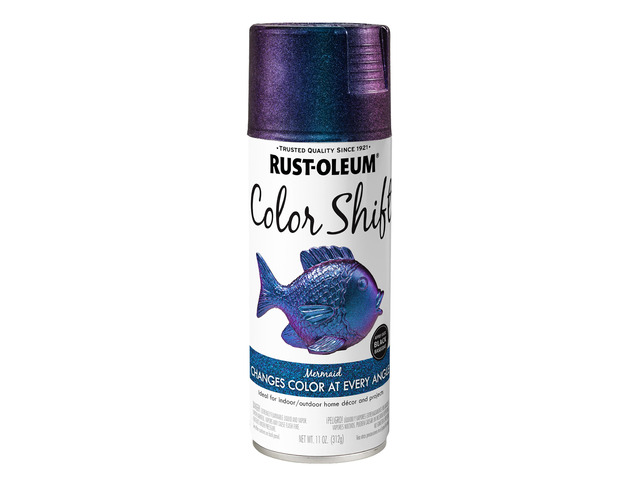 Color Shift Mermaid Spray Paint Color-Shifting Finish, Crafts, Décor & Accent Projects, Changes Color With Light & Angle, 11 Oz