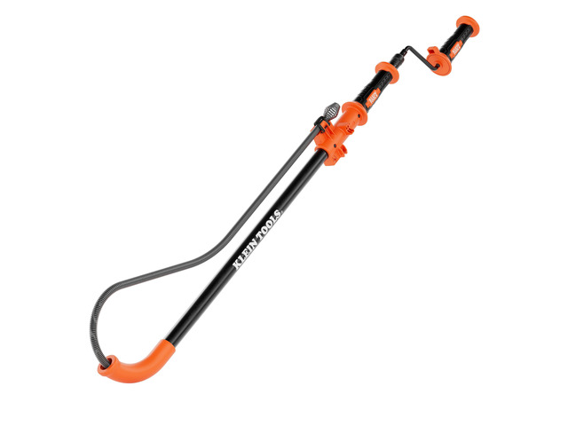 53017 3-Foot Steel Toilet Auger, Toilet Snake Drain Clog Remover, Hybrid Manual Drill Operation, Plumbing Snake for Drains