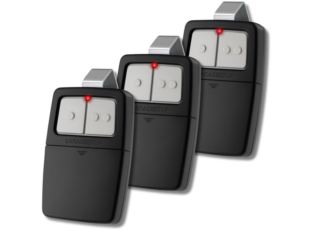 3X Universal Door Opener Remote KLIK1U 375UT 375LM Clicker 2-Button Replacement for LiftMaster Chamberlain Craftsman Genie Linear, Operates 2 Doors...