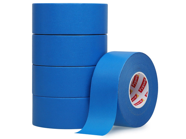 5 Rolls Painters Tape 1.5Inch Wide Blue Painters Tape for Wall Painting 1.5In × 55Yd × 5Rolls Upgrade Washi Tape UV Resistant Multi-Surface Masking...