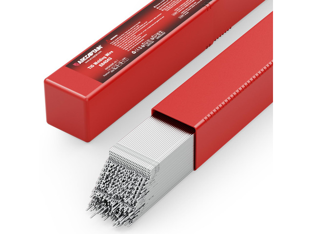 ER4043 Aluminum TIG Welding Rod, 3/32' x 16' 5LB Excellent Fluidity, Low Crack Sensitivity & Smooth Bead Appearance for Precision Aluminum TIG Welding