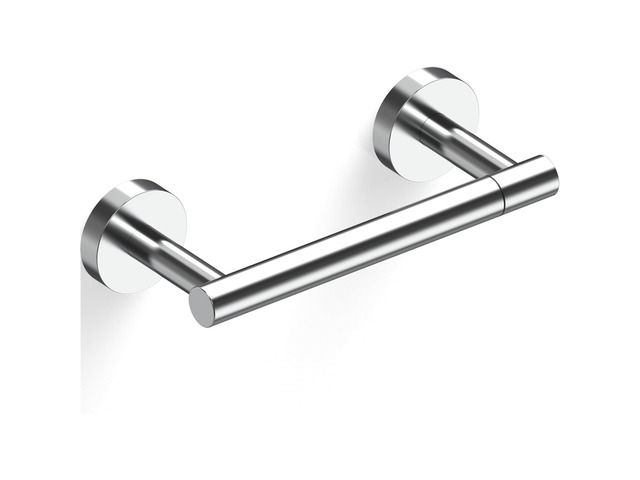 Polished Finish Toilet Paper Holder SUS304 Stainless Steel Double Post Pivoting Toilet Paper Roll Holder Wall Mounted Toilet Tissue Holder for...