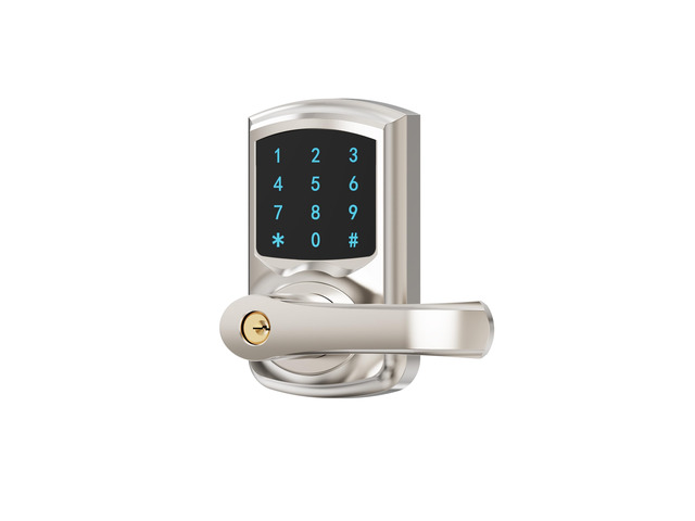 Keyless Entry Keypad Door Lock with Handle Electronic Smart Lock Deadbolts 20 User Codes & 2keys Passage Vacation Mode Privacy Protection 5S...