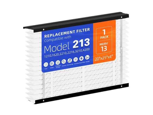 1 Pack 213 Replacement Filter,MERV 13,Compatible with AprilAire 213 Whole House Air Purifiers Models,1210,1620,2210,2216,3210,4200,HVAC Furnace...