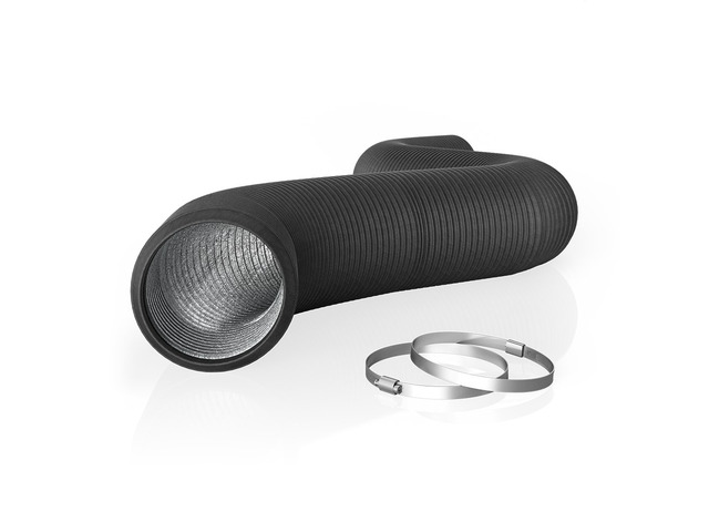 Flexible 4-Inch Aluminum Ducting, 25-Feet Long Heavy-Duty 4-Layer Protection, Steel-Wire Spiral Structure, Flexible & Extendable, for Heating...