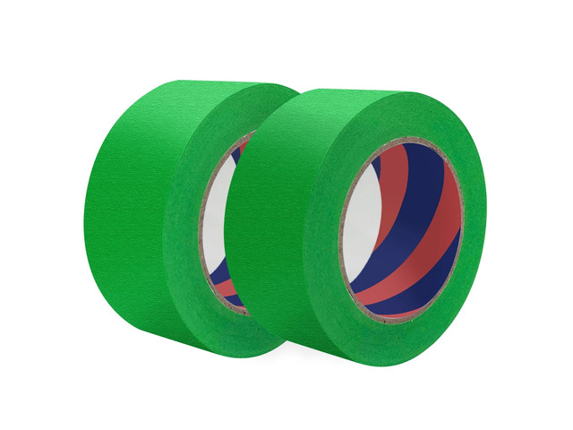 Painters Tape, 2 inch x 55 Yards x 2 Rolls Green Painters Masking Tape for Indoor and Outdoor Use, Medium Adhesive Paint Tape for DIY Crafts, Arts,...