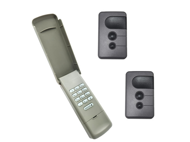2026 Upgraded 877MAX+371LM Garage Door Keypad & 2 Remote Combo Compatible with Sears Craftsman Garage Door Opener, Replace for 139.53753 53753...