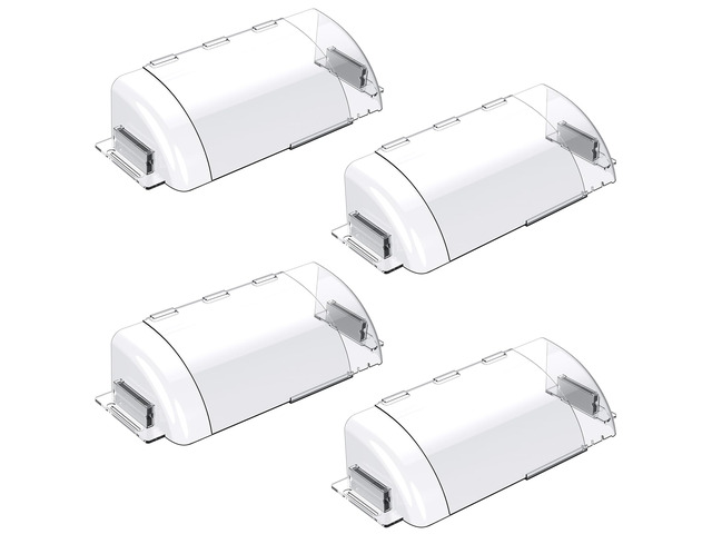 Magnetic Air Vent Deflectors 4-Pack, Adjustable Heat-Resistant Vent Covers 814 Inch HVAC Register Deflectors with Strong Magnets for Floor, Wall,...