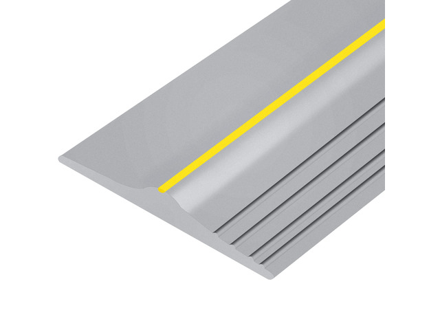 Garage Door Bottom Seal Strip, Weatherproof EPDM Rubber Threshold, Fits All Standard Doors, Easy for DIY Homeowners, No Adhesive (20Ft, Grey)