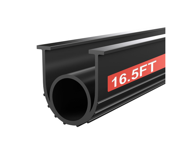 Garage Door Seals Bottom Rubber - 16.5 Ft Universal U+O Weatherproofing Garage Door Weather Stripping Bottom Seal Replacement Fits Most Standard...