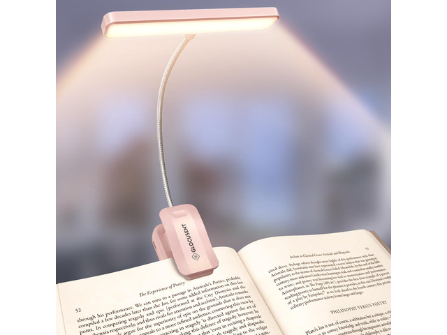 26 LED Reading Lights for Books in Bed, Ideal Gifts for Reader Rechargeable Book Light, Eye Caring 5 Amber Colors Stepless Dimming, Travel...