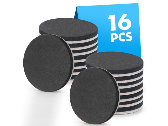 16-Pack Furniture Sliders for Hardwood Floors, Save 80% Effort Safely and Easily, The Glide Tool Set for Heavy Furniture and Appliances, Reusable...