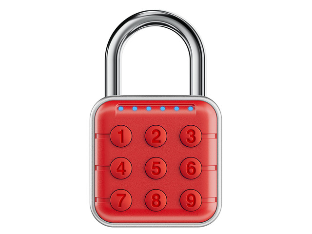 Locker Lock, 6-Digit Keypad Combination Lock for Gym Lockers Digital Push-Button Padlock, LED Feedback & Zinc Alloy for School Lockers, Employee...