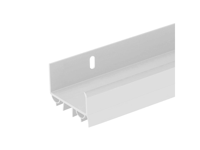 36 Inch Slide-On PVC Door Sweep for Bottom of Door, Door Bottom Seal with Drip Cap, Fits 1-3/4' Doors and 3/8'-7/8' Gaps, Exterior Door Draft...