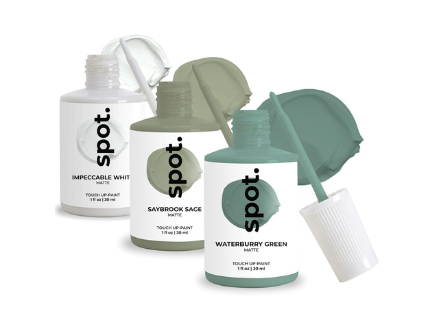 Touch-Up Paint Matte Finish for Cabinets, Walls, Doors & Furniture Multi-Tone Green Repair Kit Quick-Dry, Self-Priming, Low-Odor,...