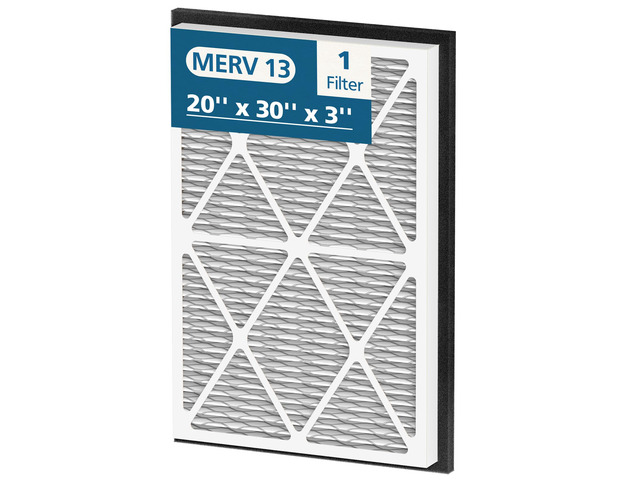 20x30x3 MERV 13 Air Filter Compatible with Zephyr VGF Series 20x30x3 Whole Home Deep Pleated Return Air Grille Filter, MERV 13 Air Filtration...