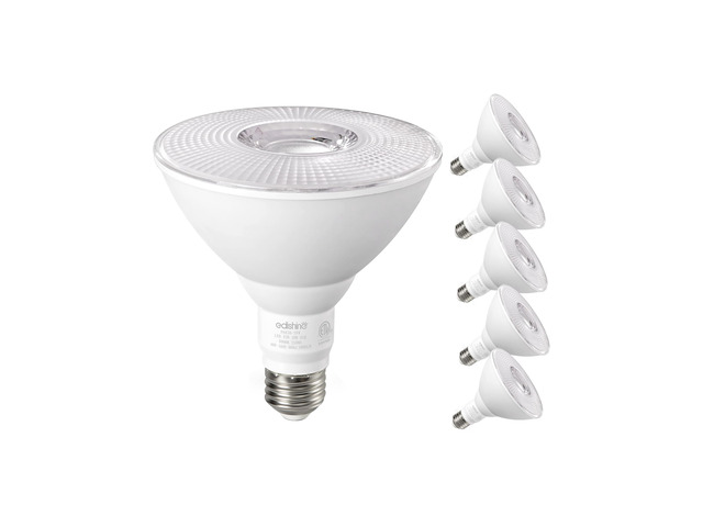 PAR38 LED Flood Light Bulbs Outdoor Dimmable 5000K 1800LM 6 Pack 18W Equivalent 120W, Daylight, E26 Base, Super Bright, Weatherproof for Backyard,...