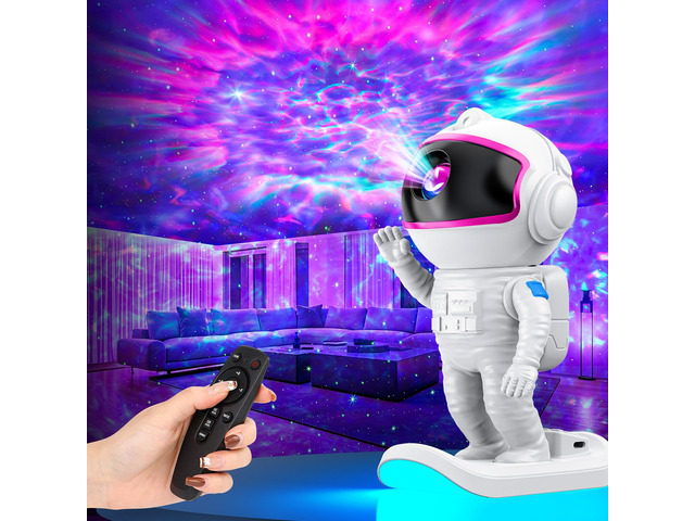 Galaxy Projector for Bedroom, Star Projector Night Light for Kids Astronaut Projector with Timer & Remote Control, Teen Girls Gifts, Room Decor for...