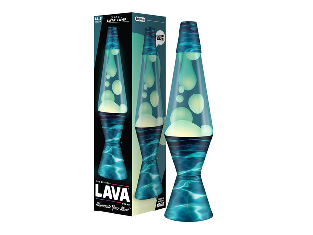The Original Lamp - 14.5' Night Swim - Classic Liquid Motion Lamp - White Wax and Blue Liquid - Item #2095 (Exclusive)