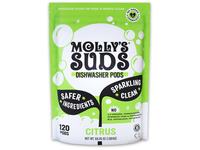 Dishwasher Pods Clean Dishwasher Detergent, Cuts Grease & Rinses Clean (Residue-Free) for Sparkling Dishes 120 Auto-Release Tabs (Citrus)