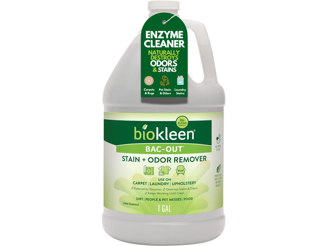 Bac Out Enzyme Cleaner, Stain & Pet Odor Eliminator, Lime Scent Pet Stain Remover for Carpet, Enzymatic Cleaner for Dog Urine, Cat Urine Enzyme...