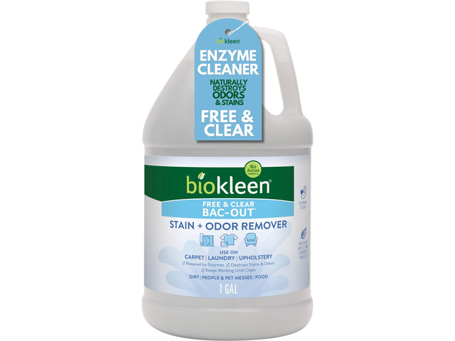Bac Out Enzyme Cleaner, Stain & Pet Odor Eliminator, Unscented Pet Stain Remover for Carpet, Enzymatic Cleaner for Dog Urine, Cat Urine Enzyme...