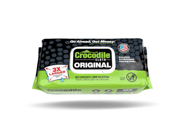Original Heavy-Duty Hand & Tool Wipes, 100 Count Multi-Surface, Water-Based, Safe on Skin, 15' x 10'