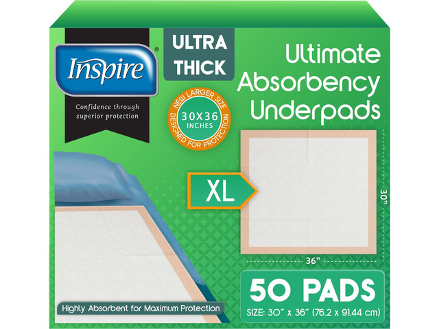 Extra Large Super Absorbent Disposable Bed Pads for Chronic Incontinence Ultra Thick and Absorbent Bed Pads Disposable Adult Pee Pads for Adults...