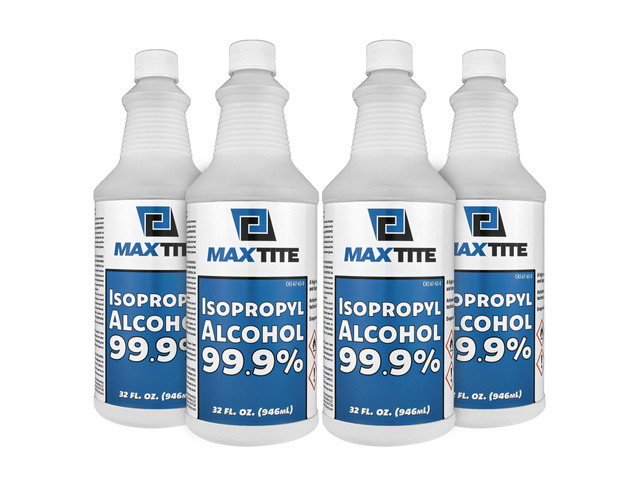 Isopropyl Alcohol 99.9% (1 Gallon (32oz, 4 Pack))