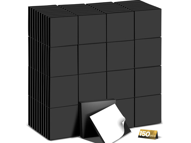 Magnets with Adhesive Backing, 150P Flexible Square Magnetic Dots 0.8 x 0.08 Classroom Must Have Round Magnetic Tape Flexible Sheets for Crafts...