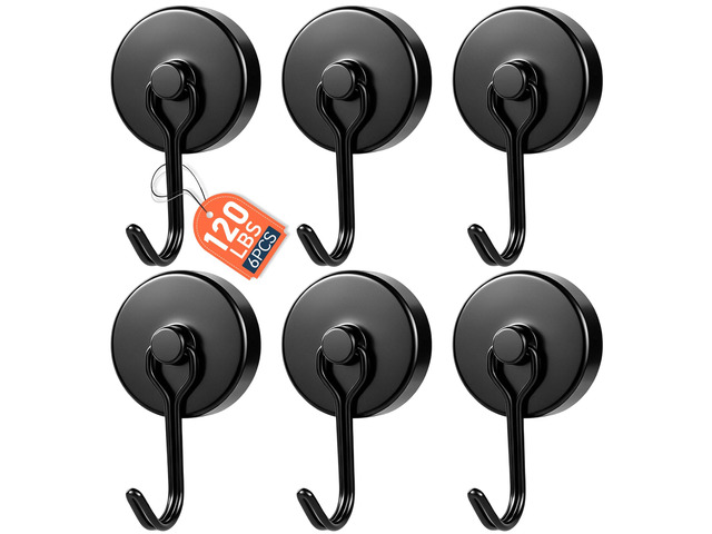 Magnetic Hooks, 120lbs Magnet Hook 2026 Cruise Essentials Heavy Duty Strong Magnets Refrigerator Fridge Hanging for Classroom Beach Vacation...