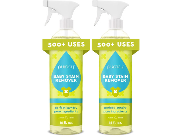 Stain Remover, Travel and Laundry Stain Cleaner for Clothes, Baby Essentials, Kids Stains, Oil and Fabric Spot Cleaner (Baby Stain Remover Spray,...