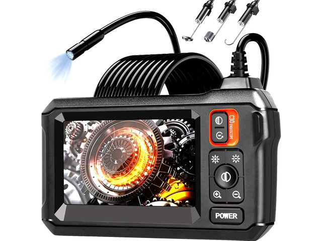 Endoscope Camera with Light, 1080P HD Borescope IP67 Waterproof Snake Camera for Inspecting Walls, Vents, Automotive Engines, Pipes A Great Gift...
