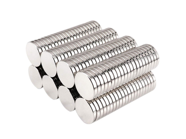 60Pcs Small Refrigerator Magnets, 15x2mm Round Rare Earth Magnet Mini Tiny Neodymium Strong Magnets for Refrigerator, DIY, Crafts, Kitchen and Office