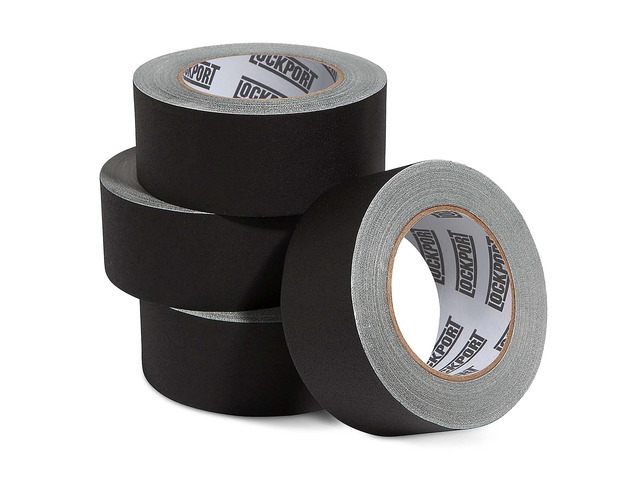 Black Gaffers Tape 2 Inch x 30 Yards - 4 Pack Pro Matte Gaff Tape Professional Gaffer Tape Heavy-Duty, No Residue, Water & Heat Resistant,...