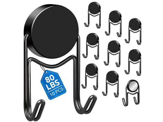 Magnetic Hooks for Cruise Cabins Essentials 2026 Door Magnets 80LBS 10 Pack Ship Walls Must Haves Classroom Strong Heavy Duty Metal Locker Decor...