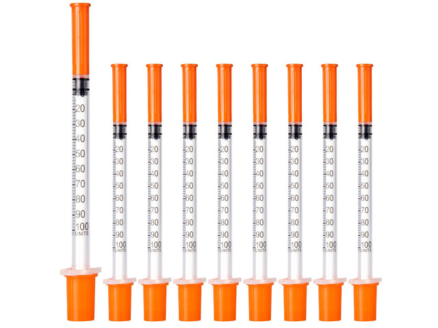 1ML Syringe, Measuring Syringes Lab Supplies, Pack of 50 Individually Wrapped