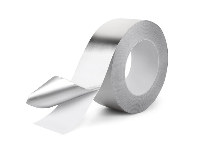 Aluminum Tape, 2 Inch x 164 Feet, Silver, 3.9 Mil, Heavy Duty, Heat & UV Resistant, HVAC & Ductwork