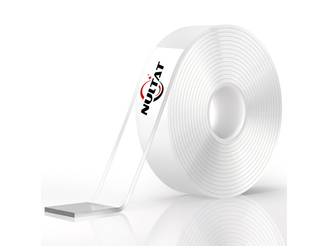 Double Sided Tape Heavy Duty, Nano Double Stick Tape 16.5 Feet Reusable, Removable, Washable Double Stick Tape for Wall, Multipurpose Clear...