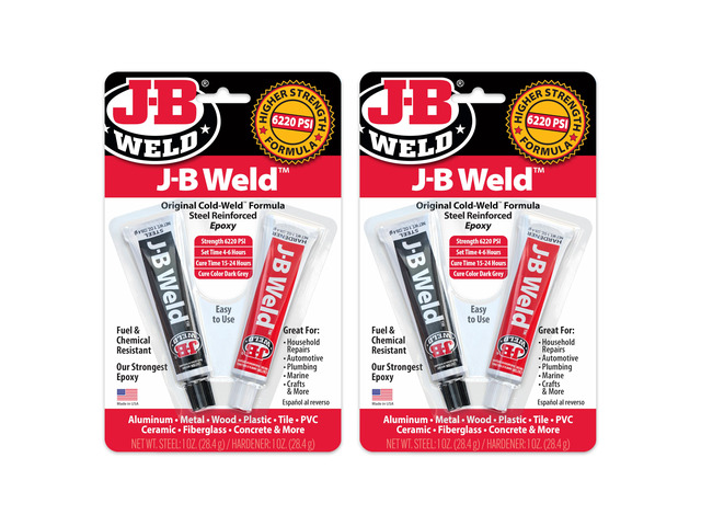 Original Epoxy, Steel Reinforced Epoxy, High Strength - 2 Pack, Dark Grey (8265S-2)