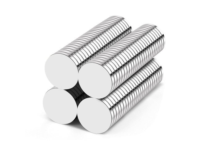 100Pcs Strong Rare Earth Magnets, 20x2mm Neodymium Magnet Round Fridge Magnets, Powerful for Fridge, DIY, Building, Scientific, Craft, and Office