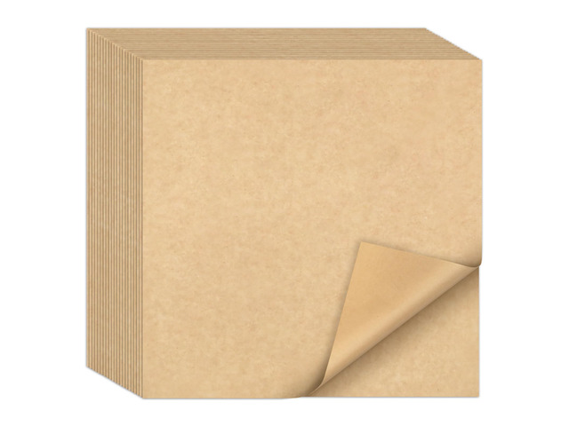 12 x 12' Grease Resistant Deli Paper Precut Sheets, 1000 Pcs Kraft Unbleached Food Basket Liners, Sandwich Wrapping Paper, for Deli Food, BBQ,...